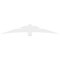 Ekena Millwork Alberta Architectural Grade PVC Gable Bracket, 96"W x 16"H x 2"D x 6"F, 4/12 Pitch GBP096X16X0206ALB00 - alternate 3